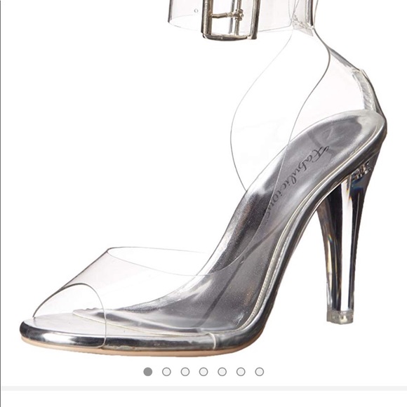 Fabulicious Clear Heels Size 10 CLE430/C - Picture 7 of 8